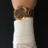 Buy Shop Burberry The City Grey Dial Rose Gold Steel Strap Unisex Watch - BU9754 USA Online