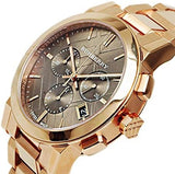 Buy Shop Burberry The City Grey Dial Rose Gold Steel Strap Unisex Watch - BU9754 USA Online