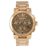 Buy Shop Burberry The City Grey Dial Rose Gold Steel Strap Watch for Men - BU9353 USA Online