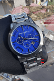 Buy Shop Burberry The City Navy Blue Dial Black Steel Strap Watch for Men - BU9365 USA Online