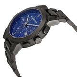 Buy Shop Burberry The City Navy Blue Dial Black Steel Strap Watch for Men - BU9365 USA Online