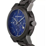 Buy Shop Burberry The City Navy Blue Dial Black Steel Strap Watch for Men - BU9365 USA Online
