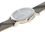 Buy Shop Burberry The City Nova Beige Dial Grey Leather Strap Watch for Women - BU9023 USA Online