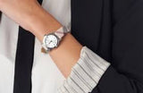Buy Shop Burberry The City Nova Silver Dial Brown Leather Strap Watch for Women - BU9212 USA Online