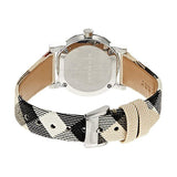Buy Shop Burberry The City Nova Silver Dial Brown Leather Strap Watch for Women - BU9212 USA Online