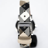 Buy Shop Burberry The City Nova Silver Dial Brown Leather Strap Watch for Women - BU9212 USA Online