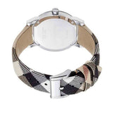 Buy Shop Burberry The City Nova Silver Dial Brown Leather Strap Watch for Women - BU9212 USA Online