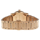Buy Shop Burberry The City Nude Dial Rose Gold Steel Strap Watch for Women - BU9228 USA Online