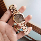 Buy Shop Burberry The City Nude Dial Rose Gold Steel Strap Watch for Women - BU9228 USA Online
