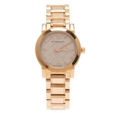 Buy Shop Burberry The City Nude Dial Rose Gold Steel Strap Watch for Women - BU9228 USA Online