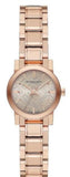 Buy Shop Burberry The City Nude Dial Rose Gold Steel Strap Watch for Women - BU9228 USA Online