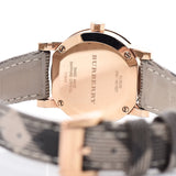 Buy Shop Burberry The City Pink Dial Brown Leather Strap Watch for Women - BU9236 USA Online
