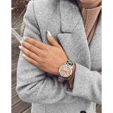 Buy Shop Burberry The City Pink Dial Silver Steel Strap Watch for Women - BU9124 USA Online