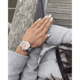 Buy Shop Burberry The City Pink Dial Silver Steel Strap Watch for Women - BU9124 USA Online