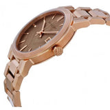 Buy Shop Burberry The City Rose Gold Dial Rose Gold Steel Strap Watch for Women - BU9034 USA Online