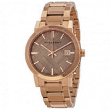 Buy Shop Burberry The City Rose Gold Dial Rose Gold Steel Strap Watch for Women - BU9034 USA Online