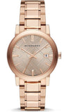 Buy Shop Burberry The City Rose Gold Dial Rose Gold Steel Strap Watch for Women - BU9034 USA Online
