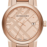 Buy Shop Burberry The City Rose Gold Dial Rose Gold Steel Strap Watch for Women - BU9039 USA Online