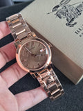 Buy Shop Burberry The City Rose Gold Dial Rose Gold Steel Strap Watch for Women - BU9135 USA Online