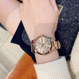Buy Shop Burberry The City Rose Gold Dial Rose Gold Steel Strap Watch for Women - BU9135 USA Online