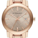 Buy Shop Burberry The City Rose Gold Dial Rose Gold Steel Strap Watch for Women - BU9135 USA Online