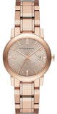 Buy Shop Burberry The City Rose Gold Dial Rose Gold Steel Strap Watch for Women - BU9135 USA Online