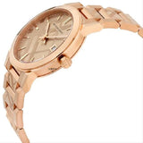 Buy Shop Burberry The City Rose Gold Dial Rose Gold Steel Strap Watch for Women - BU9146 USA Online