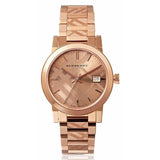 Buy Shop Burberry The City Rose Gold Dial Rose Gold Steel Strap Watch for Women - BU9146 USA Online