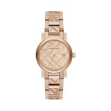 Buy Shop Burberry The City Rose Gold Dial Rose Gold Steel Strap Watch for Women - BU9146 USA Online