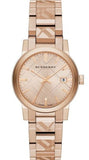 Buy Shop Burberry The City Rose Gold Dial Rose Gold Steel Strap Watch for Women - BU9146 USA Online