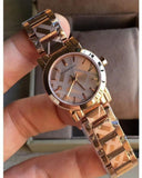 Buy Shop Burberry The City Rose Gold Dial Rose Gold Steel Strap Watch for Women - BU9235 USA Online