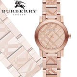 Buy Shop Burberry The City Rose Gold Dial Rose Gold Steel Strap Watch for Women - BU9235 USA Online