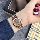 Buy Shop Burberry The City Rose Gold Dial Rose Gold Steel Strap Watch for Women - BU9235 USA Online