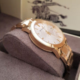 Buy Shop Burberry The City Silver Dial Gold Steel Strap Unisex Watch - BU9003 USA Online