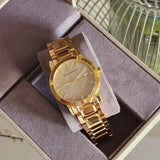 Buy Shop Burberry The City Silver Dial Gold Steel Strap Unisex Watch - BU9003 USA Online