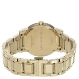 Buy Shop Burberry The City Silver Dial Gold Steel Strap Unisex Watch - BU9003 USA Online