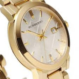 Buy Shop Burberry The City Silver Dial Gold Steel Strap Unisex Watch - BU9003 USA Online