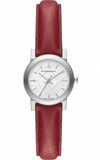Buy Shop Burberry The City Silver Dial Red Strap Watch for Women - BU9232 USA Online