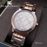 Buy Shop Burberry The City Silver Dial Silver Steel Strap Watch for Men - BU9037 USA Online