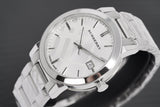 Buy Shop Burberry The City Silver Dial Silver Steel Strap Watch for Men - BU9037 USA Online