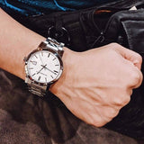Buy Shop Burberry The City Silver Dial Silver Steel Strap Watch for Men - BU9037 USA Online