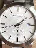 Buy Shop Burberry The City Silver Dial Silver Steel Strap Watch for Men - BU9900 USA Online