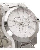 Buy Shop Burberry The City Silver Dial Silver Steel Strap Watch for Men - BU9900 USA Online