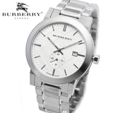 Buy Shop Burberry The City Silver Dial Silver Steel Strap Watch for Men - BU9900 USA Online