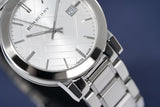 Buy Shop Burberry The City Silver Dial Silver Steel Strap Watch for Women - BU9000 USA Online