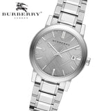 Buy Shop Burberry The City Silver Dial Silver Steel Strap Watch for Women - BU9035 USA Online