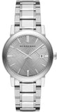 Buy Shop Burberry The City Silver Dial Silver Steel Strap Watch for Women - BU9035 USA Online