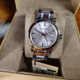 Buy Shop Burberry The City Silver Dial Silver Steel Strap Watch for Women - BU9143 USA Online