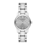 Buy Shop Burberry The City Silver Dial Silver Steel Strap Watch for Women - BU9143 USA Online