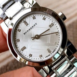 Buy Shop Burberry The City Silver Dial Silver Steel Strap Watch for Women - BU9213 USA Online